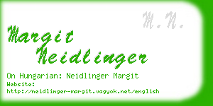 margit neidlinger business card